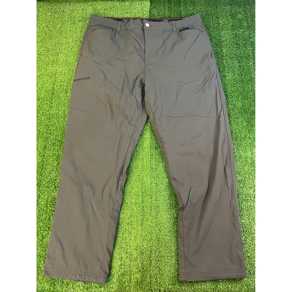 Zeroxposur Mens Fleece Lined Performance Pants 40x30 Gray Softshell Hiking